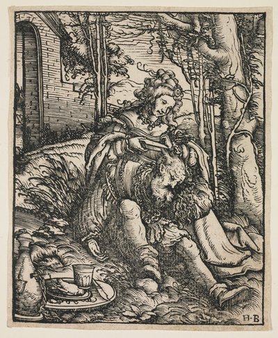 Samson and Delilah, c. 1519 by Hans Burgkmair